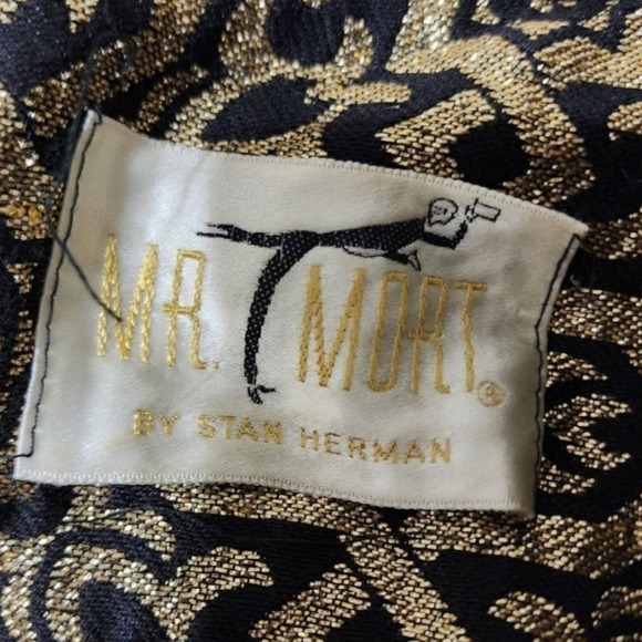 Vintage Metallic Gold Brocade Jacket sixties seventies - Picture 7 of 9